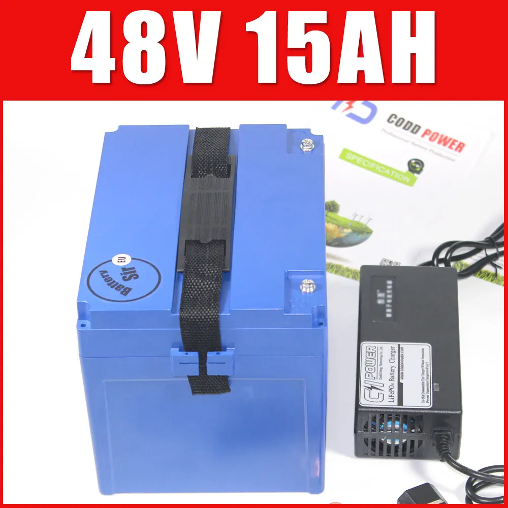 

48v li-ion battery pack 15ah 1000w e bike battery