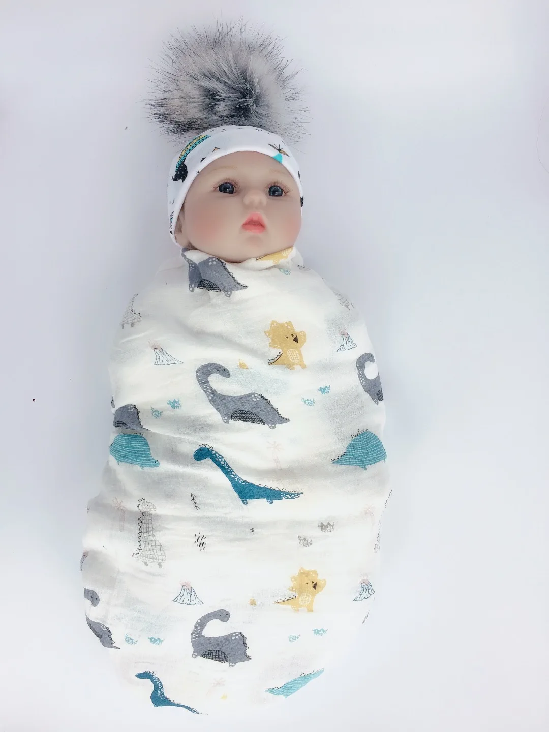 

baby blankets newborn hat girl set photography props baby children's hat for boys and girls pom pom set kids children