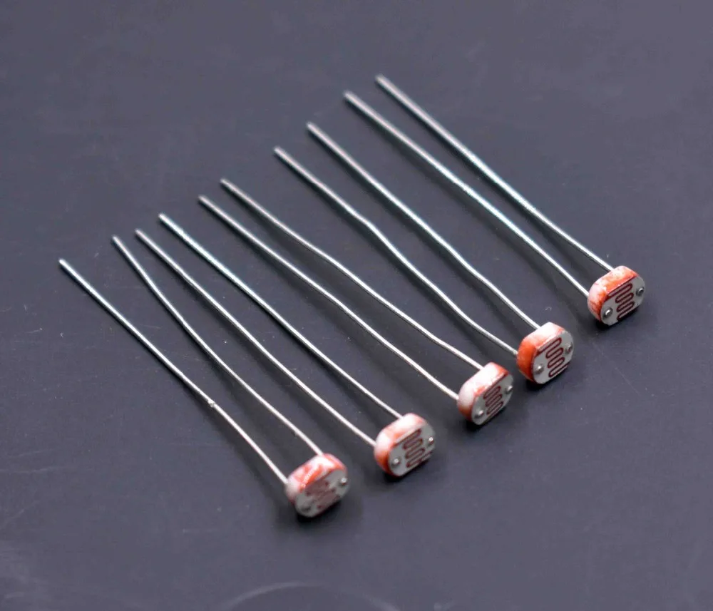 10 x 5528 Light Dependent Resistor LDR 5MM Photoresistor wholesale and retail Photoconductive resistance