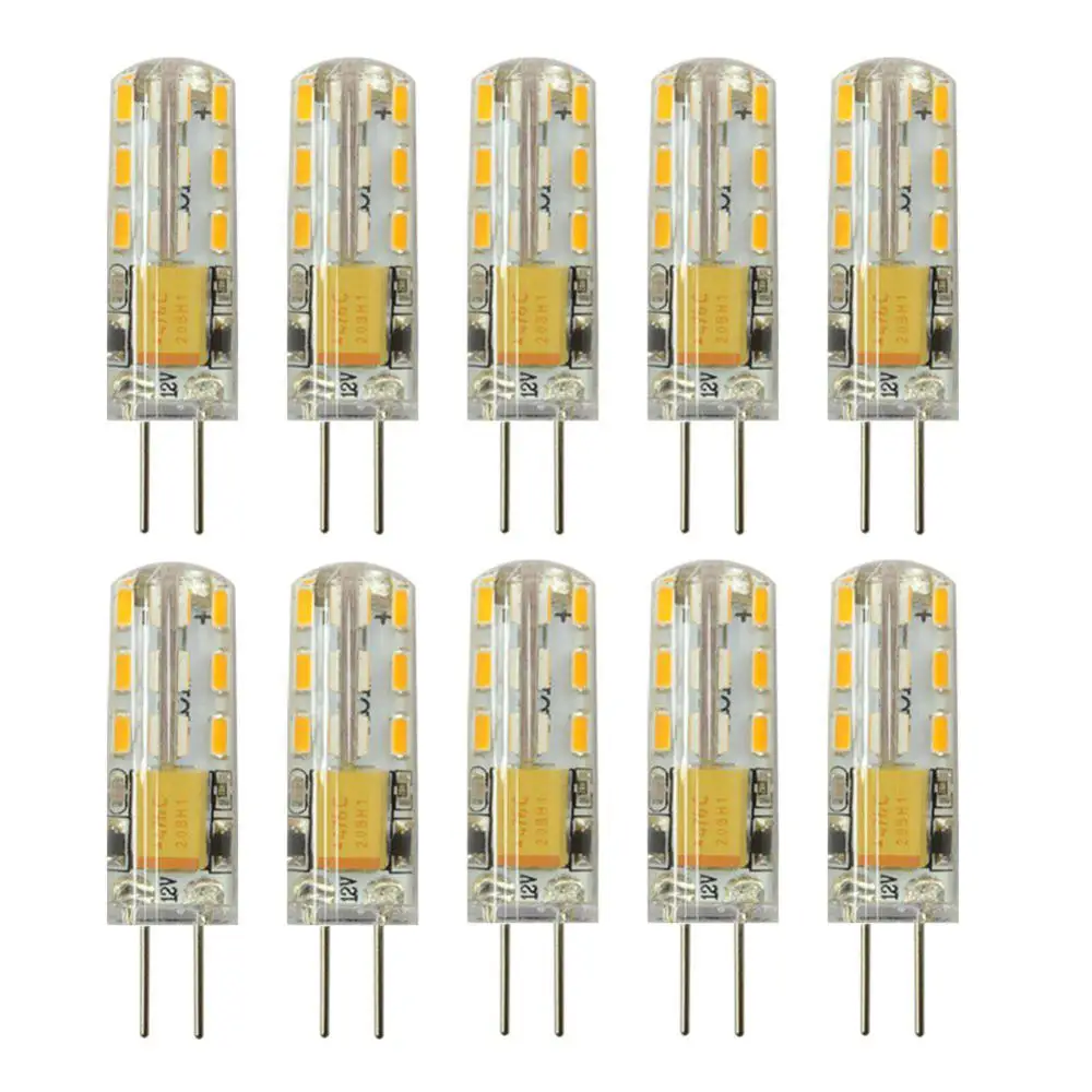 G4 Luce Della Lampadina 2W Caldo/Bianco Freddo 12V/AC220V SMD3014 24LED 360 Angolo a Fascio Lampadario luce 10 pz/lotto