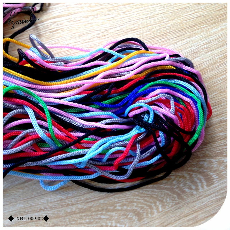 Lymouko 100pcs/Lot Multicolor Nylon Glasses String Cord Holder Sunglasses for Sport Eyeglasses Lanyard Neck Rope Strap