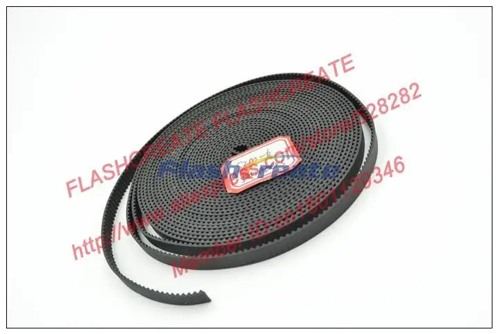 

High Quality 5meter S2M timing belt width 6mm HTD2M open rubber belt 3D Printer Accessories S2M-6 Industrial Rubber 2GT belt