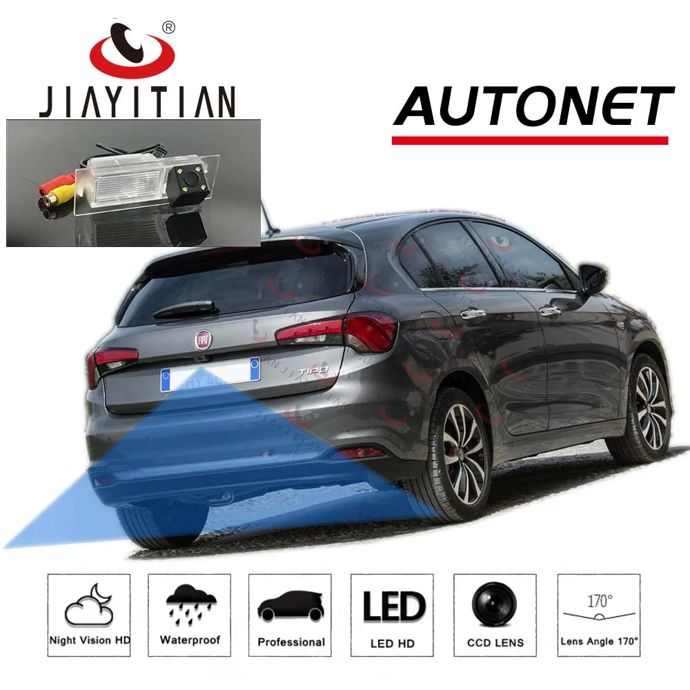 

JIAYITIAN Car Rear View camera For Fiat Tipo 5D Hatchback 2016 2017 2018 2019 CCD Reverse backup camera license plate Camera