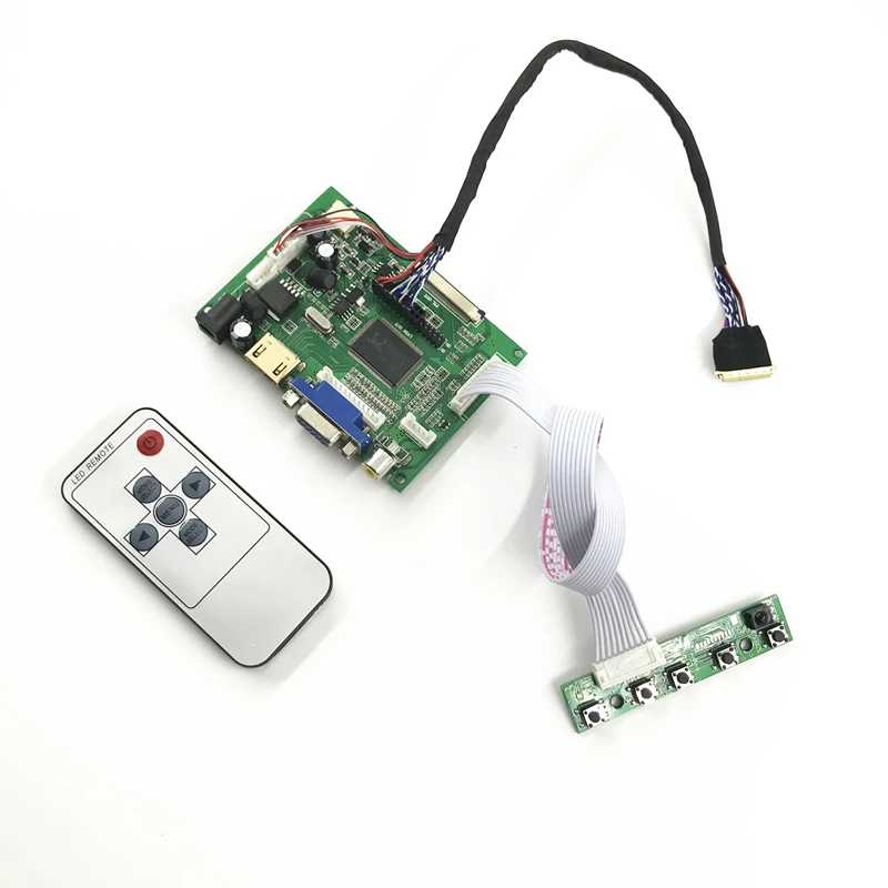 

RTD2660 VGA AV HDMI-compatible LED LCD Controller Board Kit for 15.6 inch N156B6-L10 LED Panel 1366X768 raspberry pi diy
