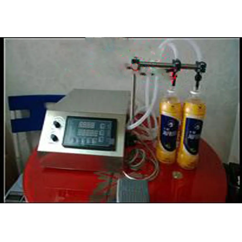 

New Gear pump liquid filling machine (3-4000ml) for perfume, oil, juice, water, sauce, milk