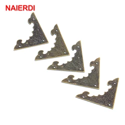 NAIERDI 10PCS Decoration Corner Bracket Antique Jewelry Wooden Box Foot Leg Corner Protector Crafts Furniture Fittings Hardware