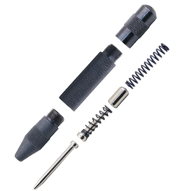 Black Automatic Center Punch Positioner High Hardness Punch Window Breaker Automatic Punching 130mm
