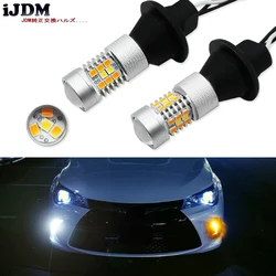 iJDM 7440 LED T20 LED CANBUS LED Daytime Running Lights/Turn Signal Lights LED For 2015-up Toyota Camry LE SE or Special Edition
