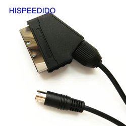 HISPEEDIDO 1.8m RGB Scart Video Cable Cord TV lead for Sega Saturn NTSC and PAL version