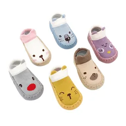 Baby Boys Girls Socks Rubber Soles Infant Floor Animal Style Newborn Indoor Socks Shoes Anti_Slip Soft Sole Toddler Girl Socks