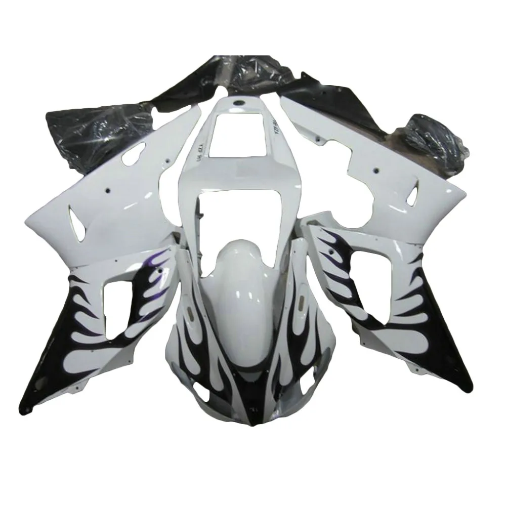 

black flames Injection molding fairing kit for YAMAHA YZF R1 fairings 1998 1999 98 99 R1 fairing kit PL23