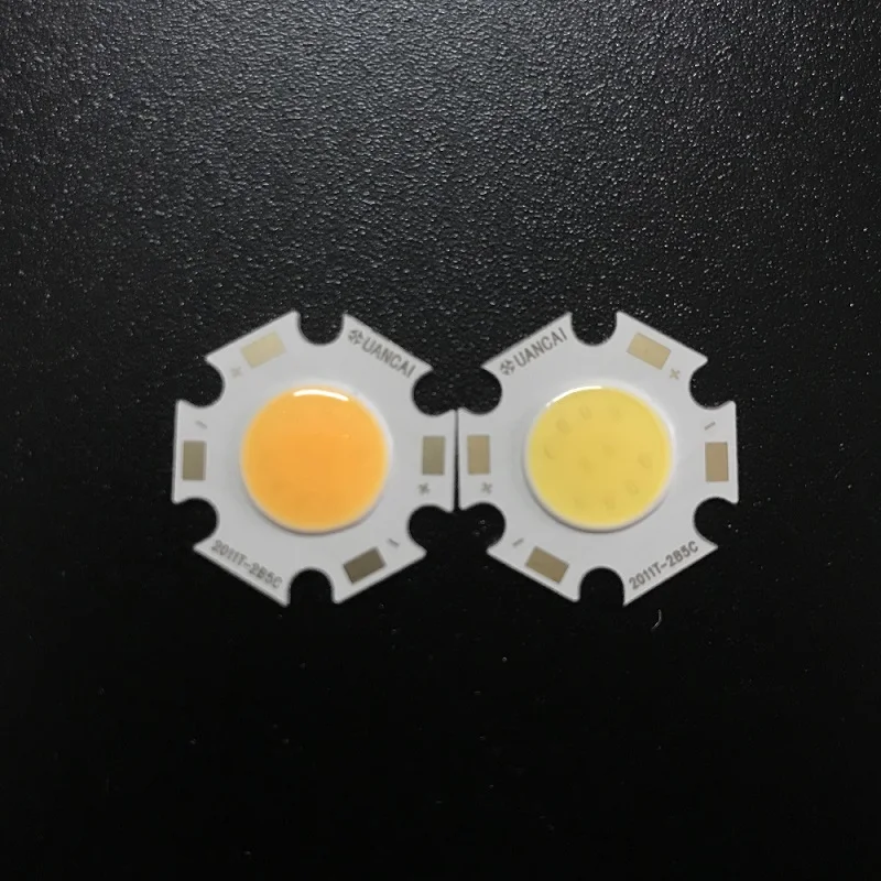 10pcs 7W COB LED chip 130LM/W 2011mm Ra80 3W 5W 7W 3000K 4000K led beads for Spotlight led Bulb downlight GU10 light