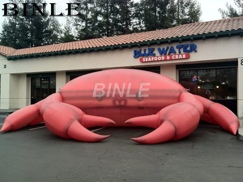 

New custom artificial seafood red giant inflatable crab event promotion advertising model for cattering