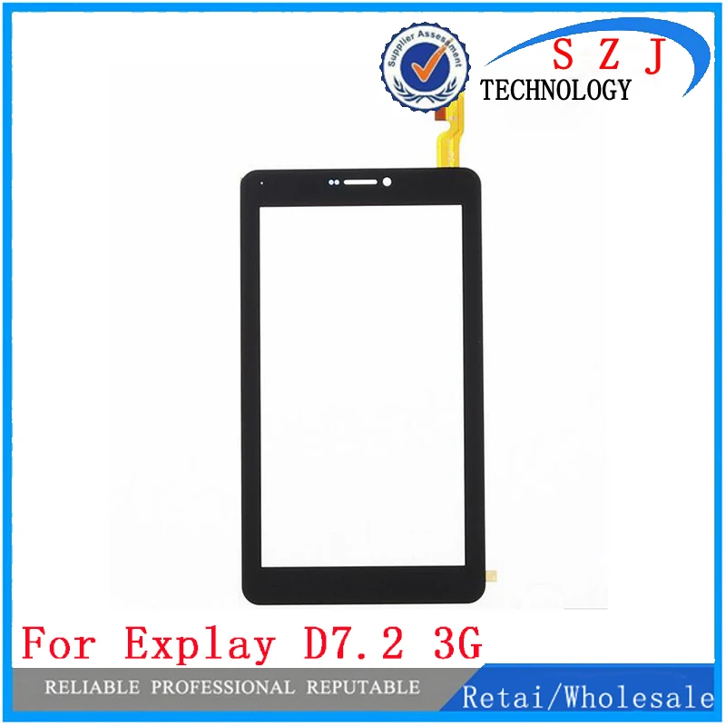 

New 7'' inch Touch screen Digitizer For Explay D7.2 3G Tablet Outer Touch panel Glass Sensor replacement Free Shipping