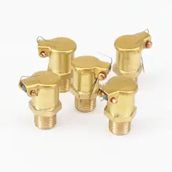 LOT 10 13mm OD M10 x 1mm Metric Male Brass Plated Zinc Alloy Grease Oil Cup Oiler Spring Flip Cap for Hit Miss Engine Motor