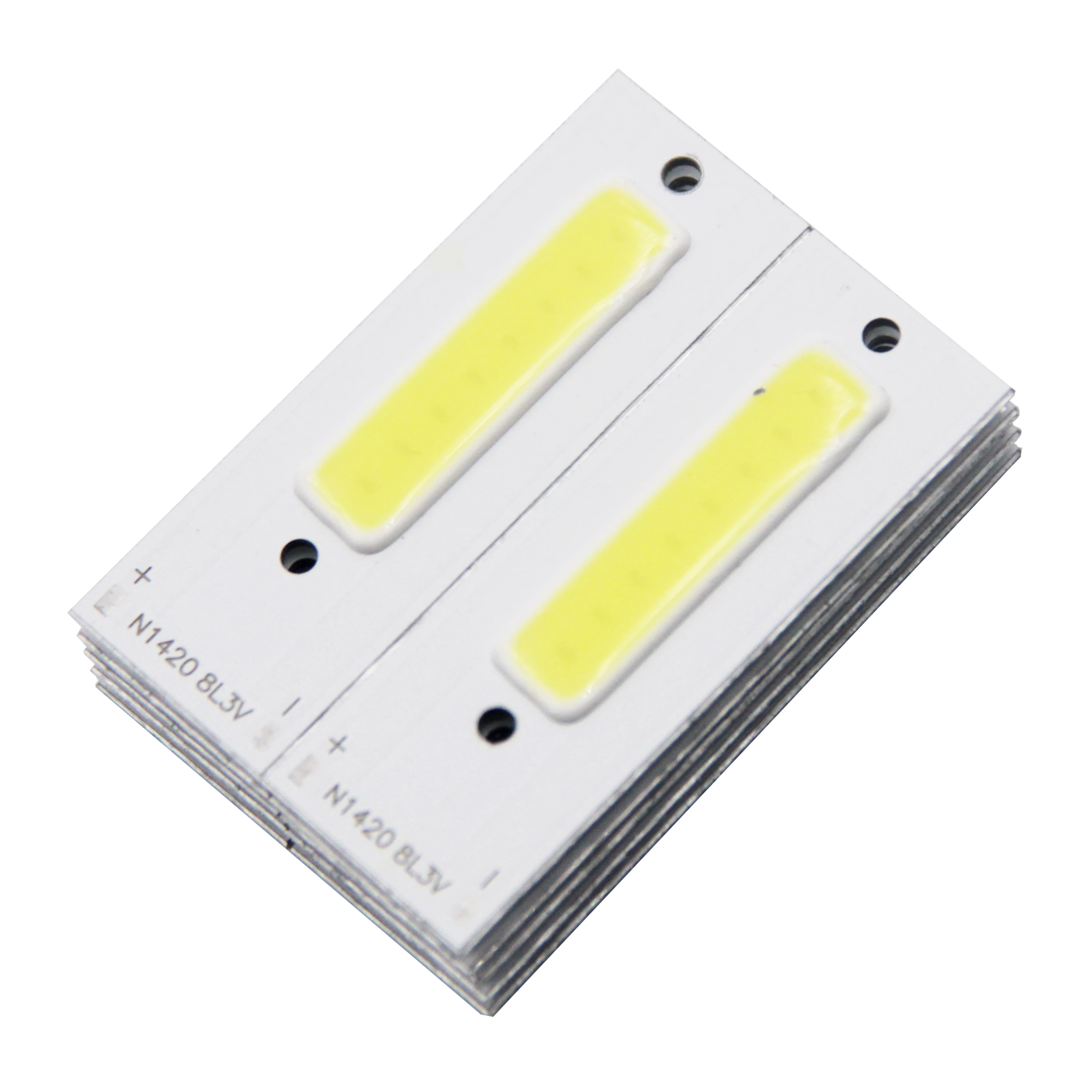 Vendita calda 3 v-3.7 v 43 millimetri 15 millimetri 1.5 w diodo led cob Strip bar luce di chip fonte per il lavoro della lampada FAI DA TE luce