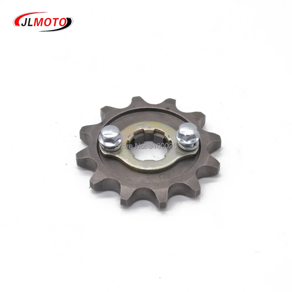 530# 12T Front Sprocket Fit for200CC 250cc Engine Chain Drive China ATV UTV Go Kart Buggy Quad Bike Scooter Motorcycle Parts