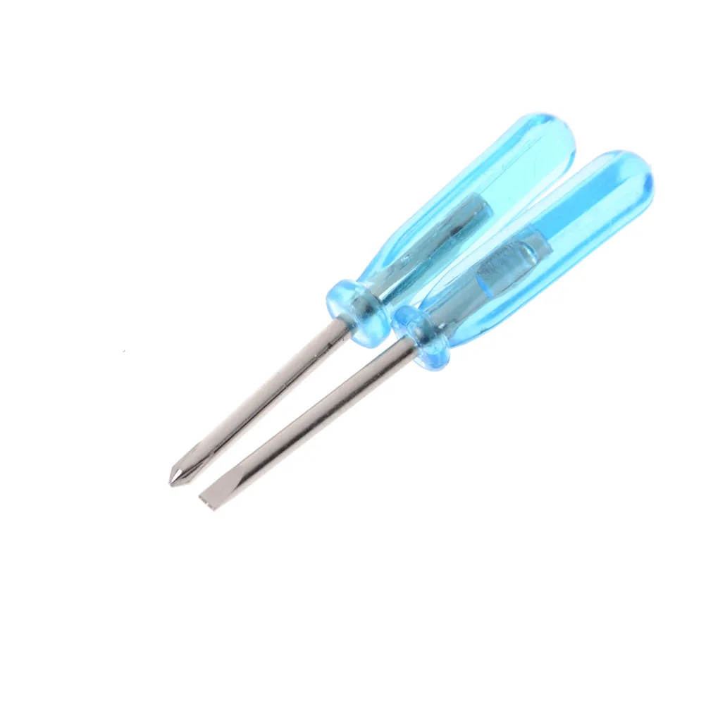 10pcs Mini 2.0mm Flat-blade Slotted Cross Head Small Screwdriver For Mobile Phone Xbox 360 Wireless Controller Repair Open