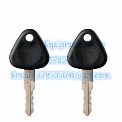 2 Pcs 777 Ignition Switch Starter Key For Volvo Clark Samsung Excavator