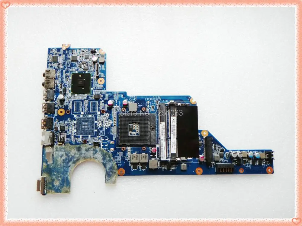 

636370-001 FOR HP PAVILION G4-1000 NOTEBOOK Pavilion G6 G7 G7T-1000 Laptop Motherboard DA0R12MB6E0 DDR3 HM55 R12