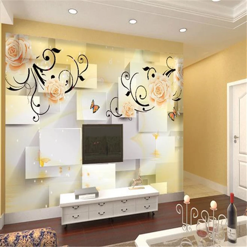 

beibehang wallpaper 3d stereoscopic inverted line TV backdrop wallpaper living room bedroom murals wallpaper for walls 3 d