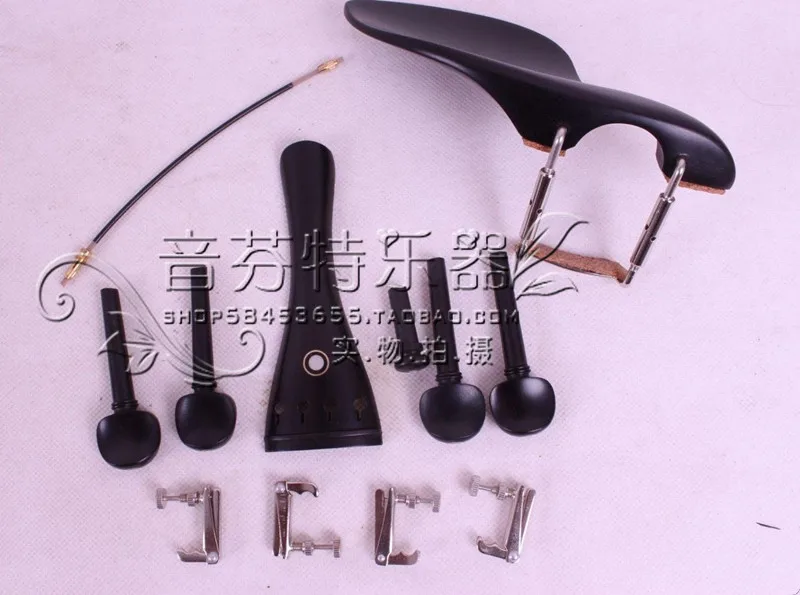 

Quality violin ebony fisheye arm-tie column shaft