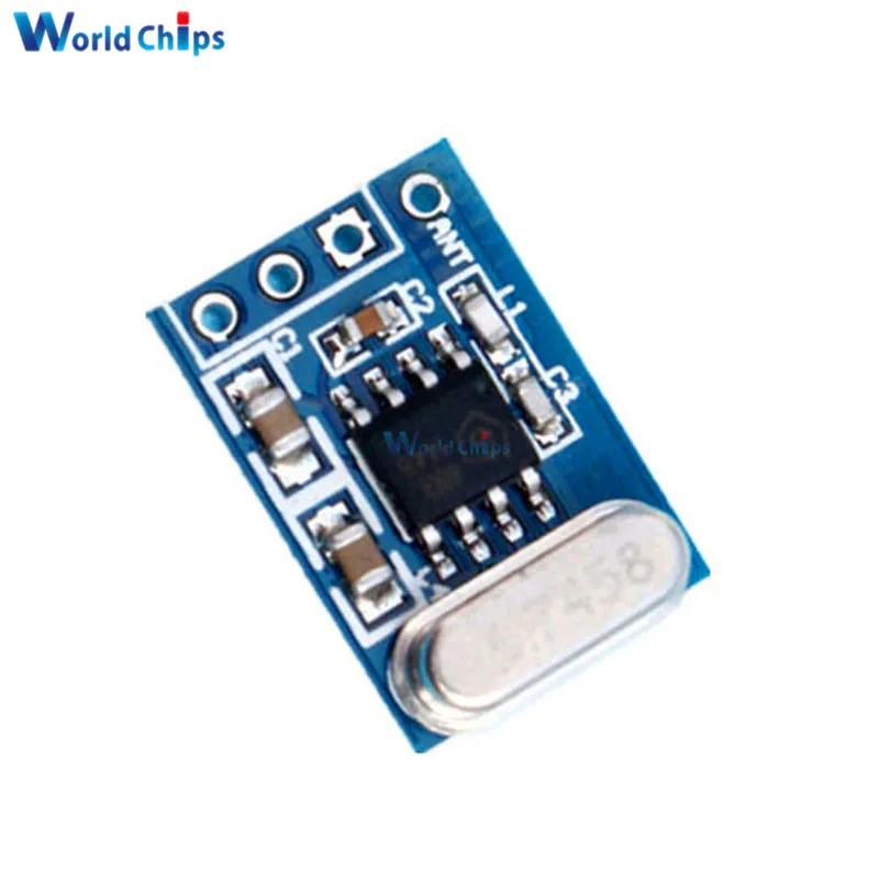 1Set 2Pcs 433MHZ Wireless Transmitter Receiver Board Module SYN115 SYN480R ASK/OOK Chip PCB