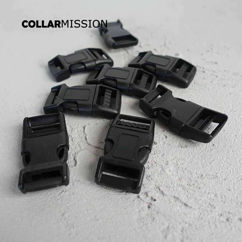 Plastic Safety Quick Release Buckle, Custom Dog Collar for 20mm Straps Webbing, Environmental DIY Accessory, CK20SJ01