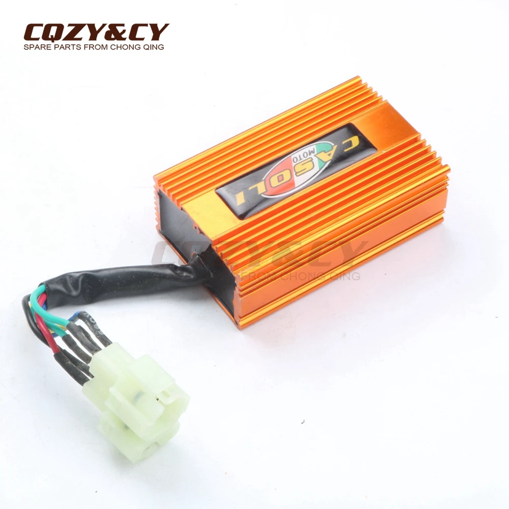 6PIN Racing DC CDI for GY6 125 150 CF250 Automatic Advancing Scooter Motorcycle ATV Replacement Part