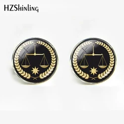 2019 New Fashion Judges Balance Justice Messenger Men's Cufflinks Shirt Cuffs High Quality Husband Gifts