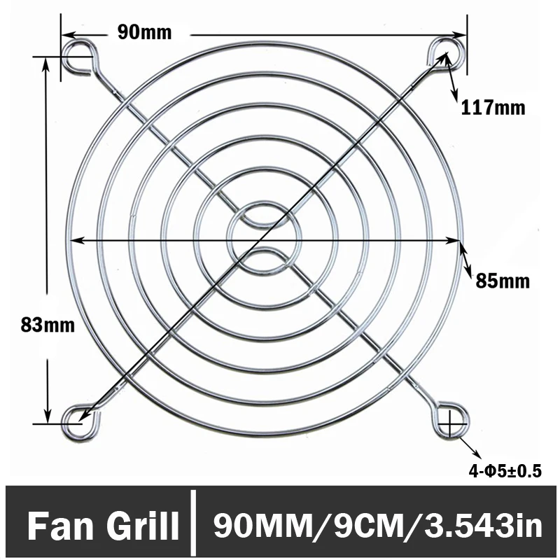 

20Pcs/lot Gdstime 90MM Fan Guard Protective Grill for PC Ventilator