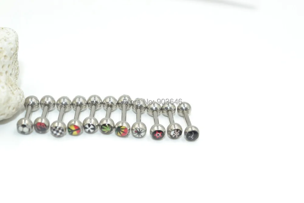 

100pcs Free Shippment Body jewelry- Ear Stud earring Mix Loogs Ear Tragus/Helix Bar/Stud