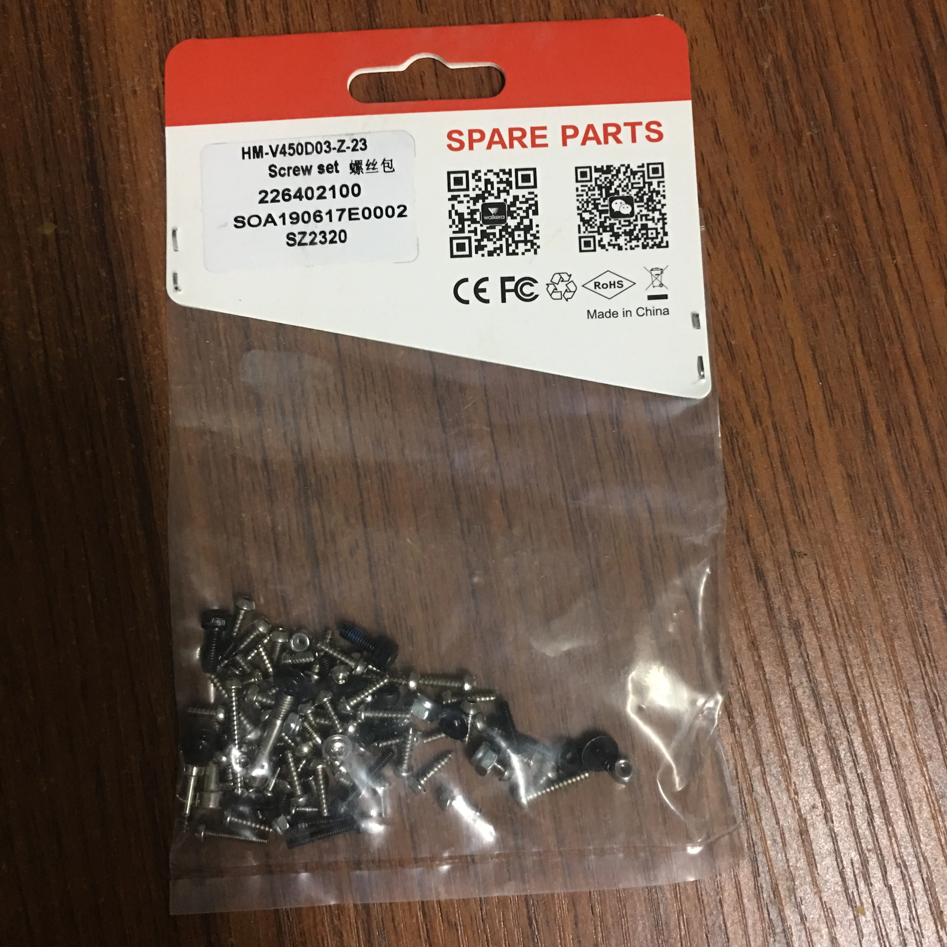 Walkera V450D03 RC 헬리콥터 예비 부품 용 스크류 세트 HM-V450d03-Z-23
