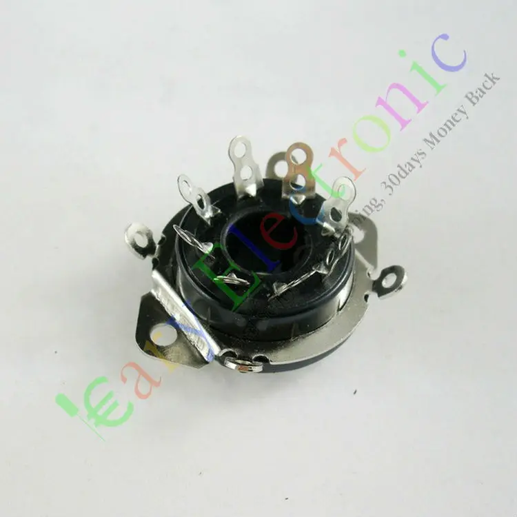 

Wholesale and retail 20pcs 8pin Bakelite vacuum tube socket octal valve base Chassis EL34 KT88 6550 6SN7 free shipping