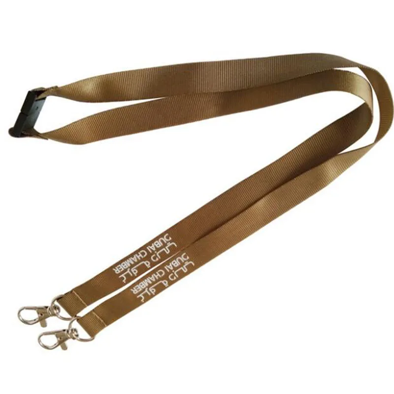 100pcs/lot Custom Lanyards 20mm*900mm Nylon Lanyards One Color One Side Screen Printing Lanyard Key ID Badge Phone Holder Rope