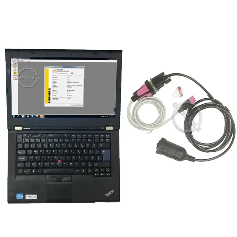 Auto diagnostic scanner for Sculi Liebherr diagnosis software wire harness t420 laptop Liebherr diagnostic scanner