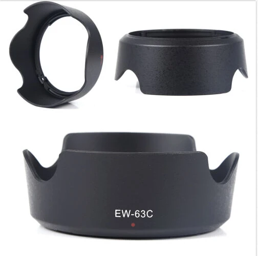 ใหม่เลนส์กล้องถ่ายรูป Hood 10Pcs EW-63C EW63C สำหรับ Canon EF-S 18-55มม.F/3.5-5.6 IS STM Gratis Ongkir