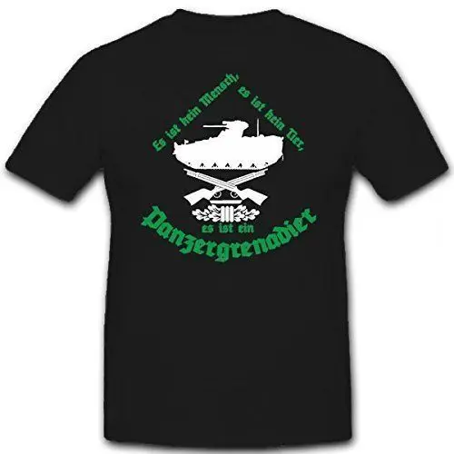 2019 Fashion Hot sale PzGren Kein Mensch Tier Panzer Grenadier Bundeswehr Fun Humor - T Shirt  Tee shirt