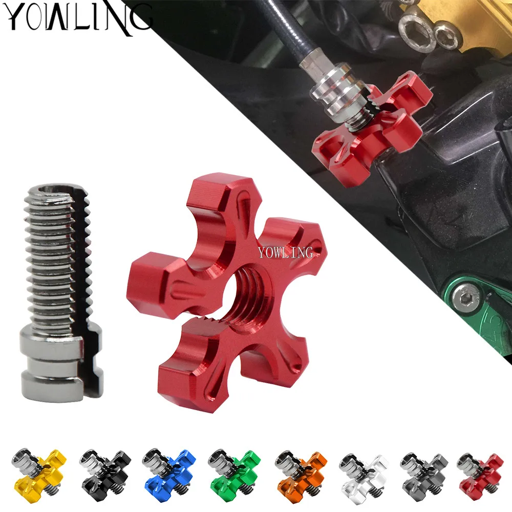 

Universal 8MM 10MM Motorcycle CNC brakes Clutch Cable Brake Wire Adjuster Screw for Suzuki GSXR 1000 Yamaha YZF R1 Kawasaki Z750