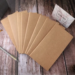 Kreative Kraft Papier Traveler Notebook Innenseite Tagebuch Notebook Blank Linie Buch