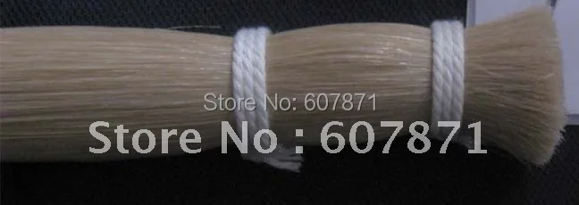 1000g 33inch EHITE COLOR  bow horse hair natural white mongol #AA4