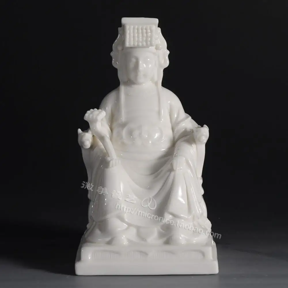 6 inch statue of Mazu Buddha porcelain sculpture ornaments virgin peace statue of Mazu.