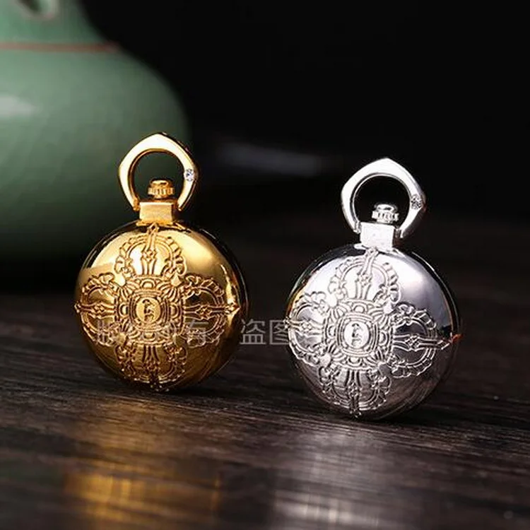 Handmade Small Medicine Box Protect the body Men and Women Pendant Stainless steel box