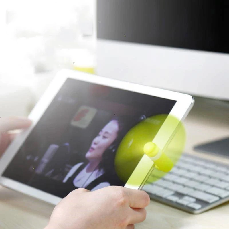 USB Mini Fan Portable Phones Laptop Fan Cute Colorful Fast Speed Fan Silent Fan