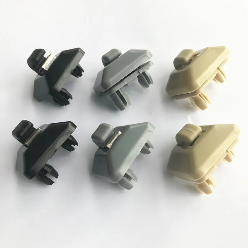 

2pcs Interior Sun Visor Clip Holder Hook For Audi A1 A3 S3 A4 S4 A5 S5 Q3 Q5 TT