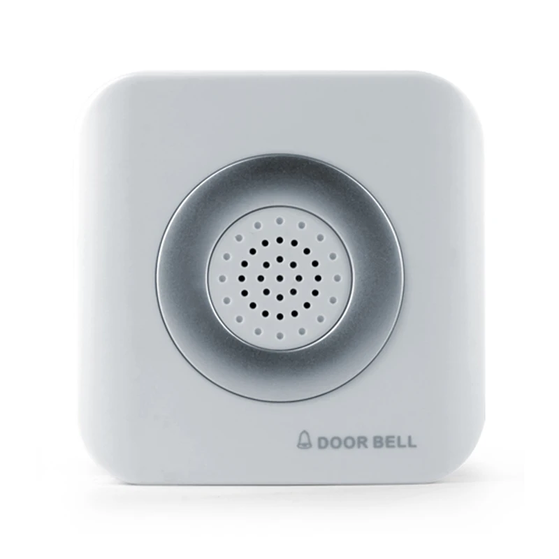 DC12V wired door bell with 4 wires for hotel/apartment/house access control system fireproof ABS dingdong bell without battery