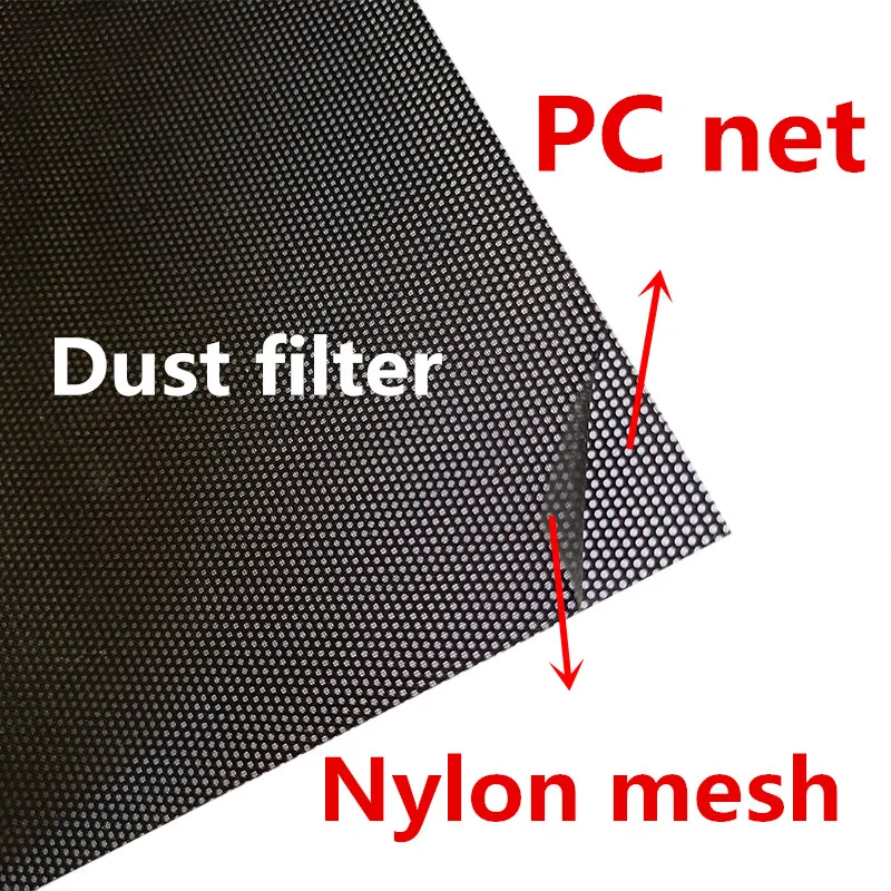 Special price Double layer Mesh PVC PC+nylon Cooler Dust Filter for Chassis Notebook cabinet servers dustproof