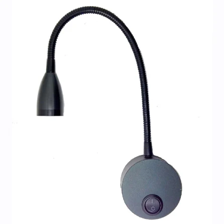 

3W 110V 220V Led Gooseneck Wall Mounted Reading Lamp