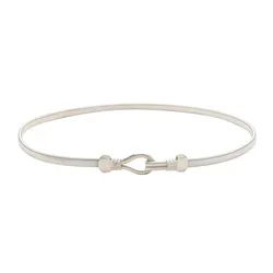 Silver Metal Stretchy Cintura Chain Belt para Mulheres, Lady Luxury Cintura, Moda Elegante, 2 Cores, Bg-038