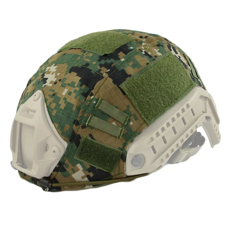 Cubierta de casco táctico VULPO Airsoft Paintball Wargame Gear, cubierta de casco rápido para casco estilo BJ/PJ/MH